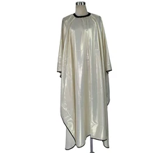 Профессиональная накидка для парикмахерского салона для завивки волос, накидка для укладки волос с ПВХ покрытием на поверхности Водонепроницаемая завивка волос длинный размер