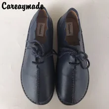 Careaymade/весенняя обувь из натуральной кожи обувь на плоской подошве ручной работы Женская художественная обувь в стиле ретро mori girl Женская модная повседневная обувь