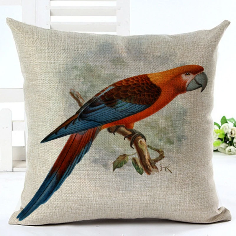 غطاء الوسادة الحيوان جميل الطيور الكتان القطن مزيج غطاء وسادة المنزل كنبة مكتب مربع كيس وسادة الزخرفية غطاء الوسادة s غطاء الوسادة الحيوان جميل الطيور الكتان القطن مزيج غطاء وسادة المنزل كنبة مكتب مربع كيس وسادة الزخرفية غطاء الوسادة s