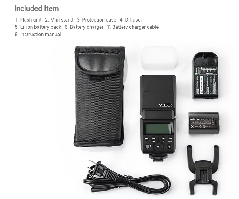 Godox V350O ttl HSS 1/8000 s X система камеры Speedlite со встроенным литий-ионным аккумулятором + Xpro-O передатчик для Olympus Panasonic