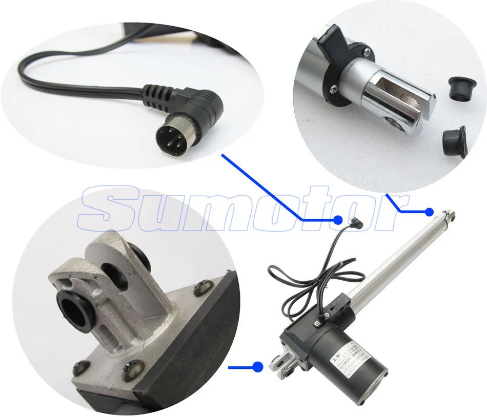600mm stroke linear actuator with manual control box. 600mm stroke linear actuator with manual control box.