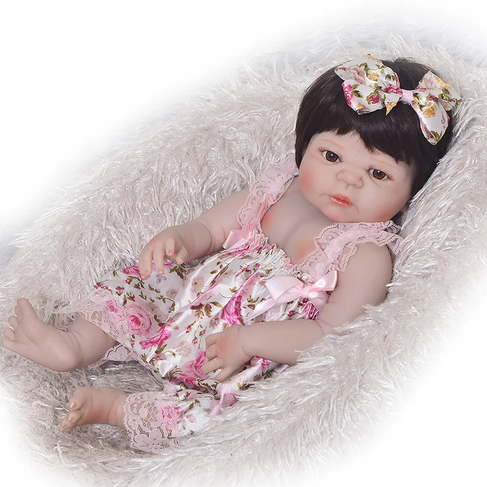 Горячая Reborn Baby Dolls Реалистичная девочка принцесса 23 дюймов Детские куклы Reborns малыш bebe моющаяся игрушка для детей Подарки