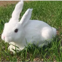 WYZHY новогодние творческие подарки животные из искусственного меха Моделирование большой кролик друзья подарки для детей 34 см x 25 см