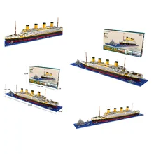 Diamond Blocks LOZ Building Blocks Toy Bricks Technic RMS Titanic Ship Steam Boat Model Children's Toys Micro Creator 9389 Diamond Blocks LOZ Building Blocks Toy Bricks Technic RMS Titanic Ship Steam Boat Model Children's Toys Micro Creator 9389
