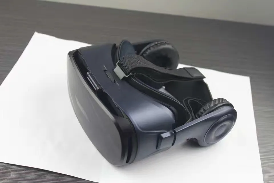 TORTOYO G300 VR очки Виртуальная реальность 3D очки шлем VR с HIFI стерео гарнитура наушники для 4,0-6,0 дюймового смартфона - Цвет: Dark Blue