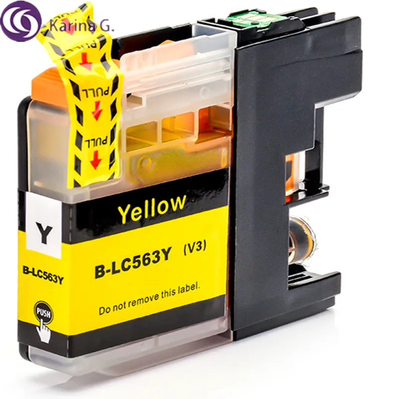 Совместимый чернильный картридж для Brother LC563 подходит Borhter MFC J2310 J2510 J3520