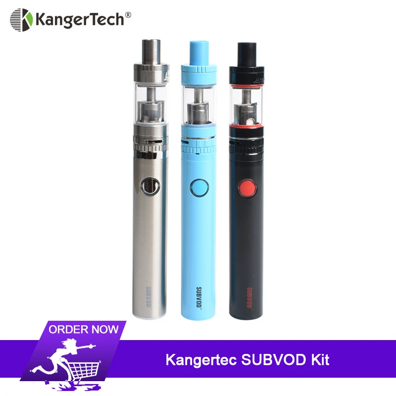 

Original KangerTech SUBVOD Starter Kit 1300mah Battery with 3.2ML Toptank Nano Atomizer Vape Pen Vaporizer Kit VS Justfog Q16