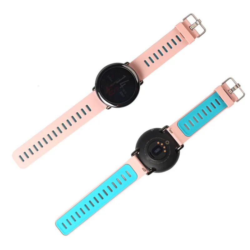 3в1 Huami Amazfit Stratos 2 силиконовый ремешок 22 мм+ TPU caso+ 5 шт. мягкая пленка для экрана для xiaomi Huami Amazfit Pace ремешок для часов