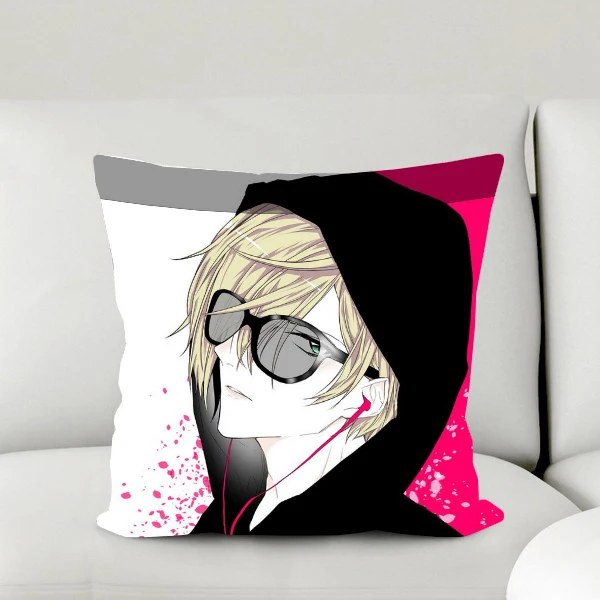 

Oct. New Home Textile Yuri On Ice Anime Yuri Plisetsky 2WT 2way One-sided Two-sided Square Pillow Case Hot Sale Gift #41038B