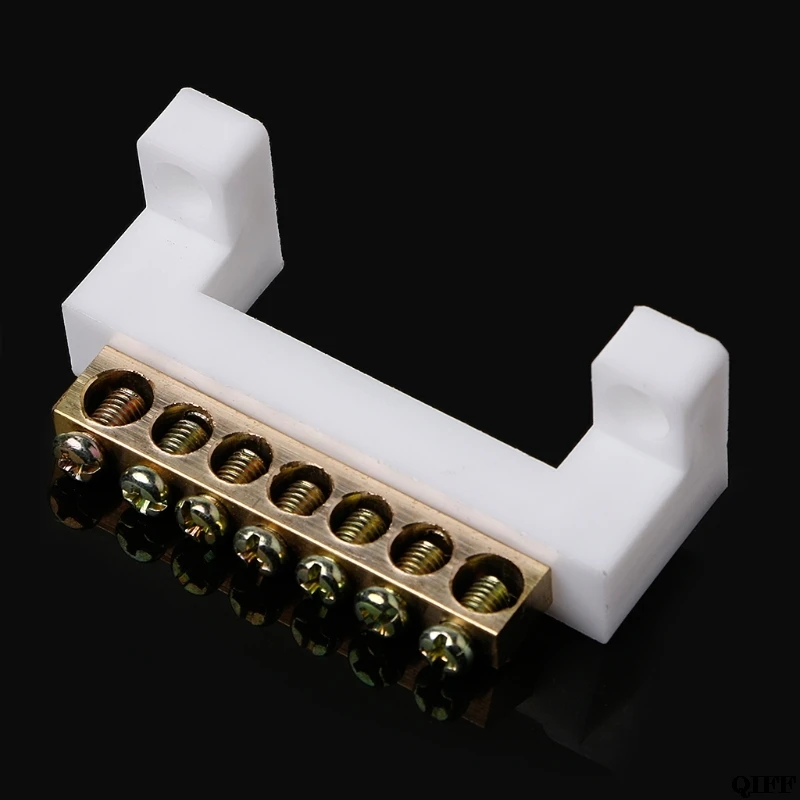 

Drop Ship&Wholesale 7 Positions Electric Cable Connector Screw Barrier Terminal Strip Block Bar Mar28