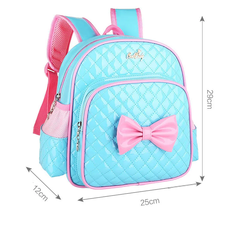 2-7 سنوات الفتيات رياض الأطفال المدرسية الأميرة الوردي الكرتون على ظهره الطفل الفتيات الحقائب المدرسية الاطفال حقيبة حقيبة ظهر للأطفال
