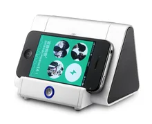 New Smart sensors Magic Induction Wireless Amplifier Bass mini Speaker non bluetooth with Stand Holder for iphone samsung HTC
