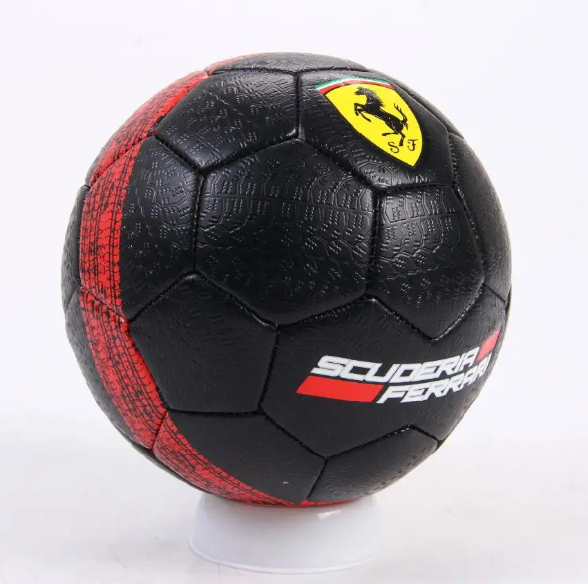 Официальный размер 5 футбольный мяч ПВХ шина узор швейный матч бола де футебол тренировочный футбольный мяч футбольное оборудование F656 - Цвет: Красный