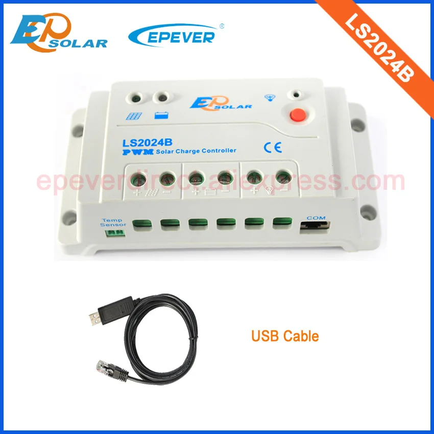 

LS2024B 20A 20amp EPEVER PWM controller for solar charging system home use with temperature sensor EPSolar Regulator