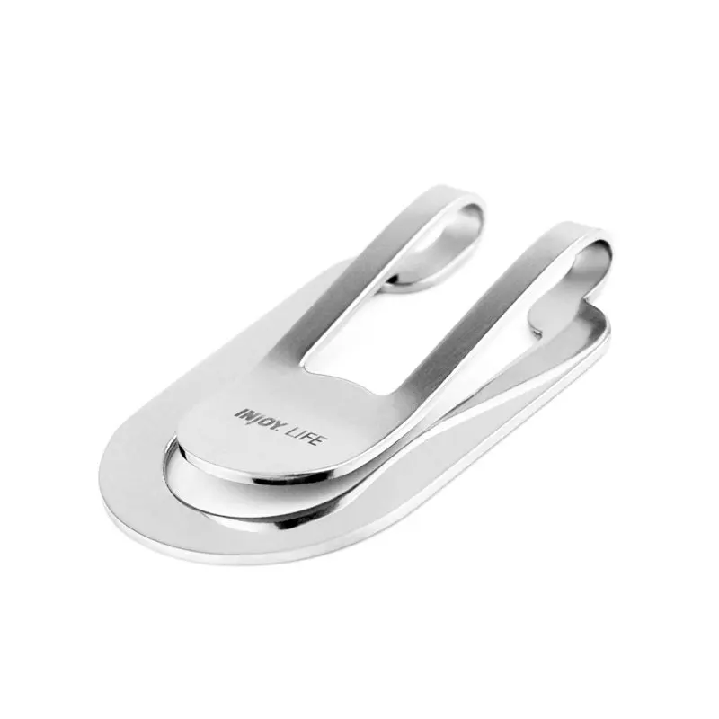 

Injoylife money clip Stainless steel U shape money holder