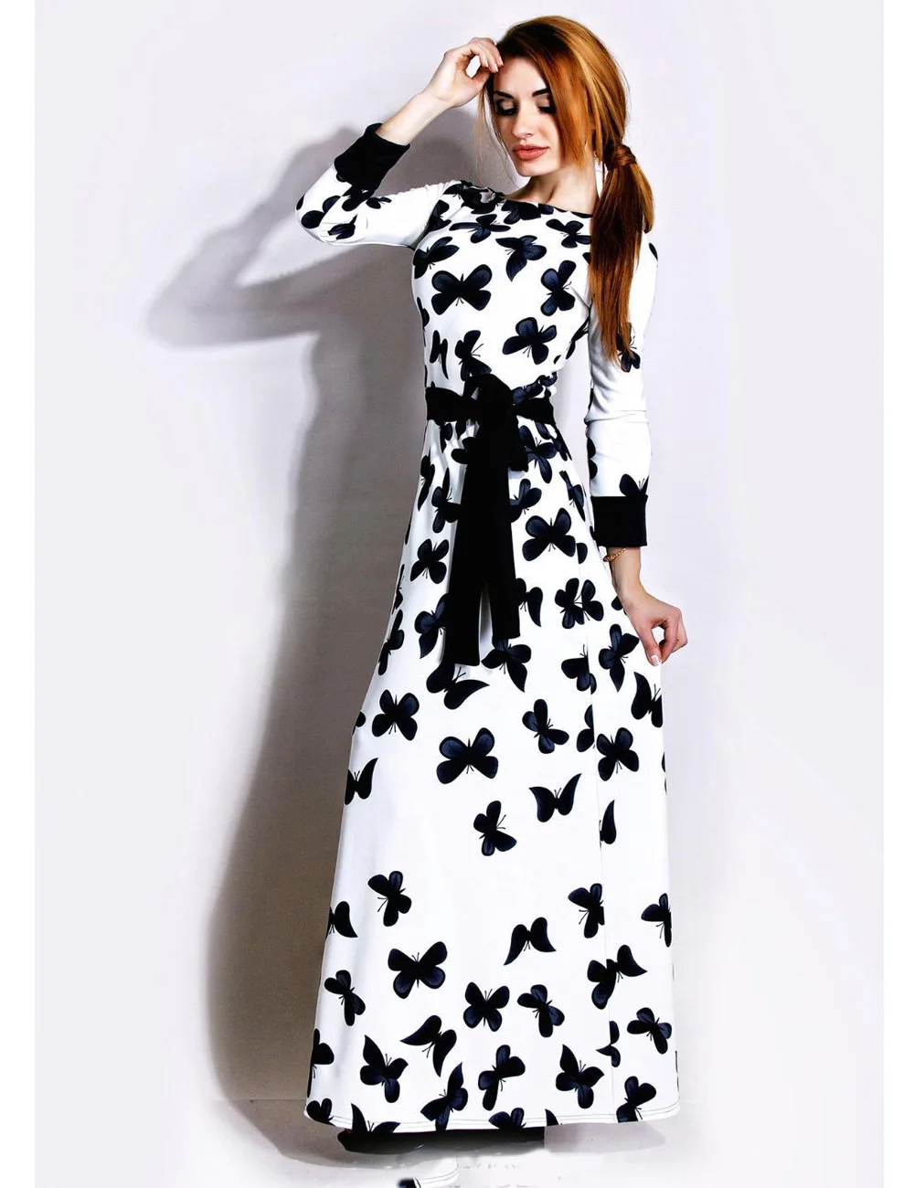 casual long gown design