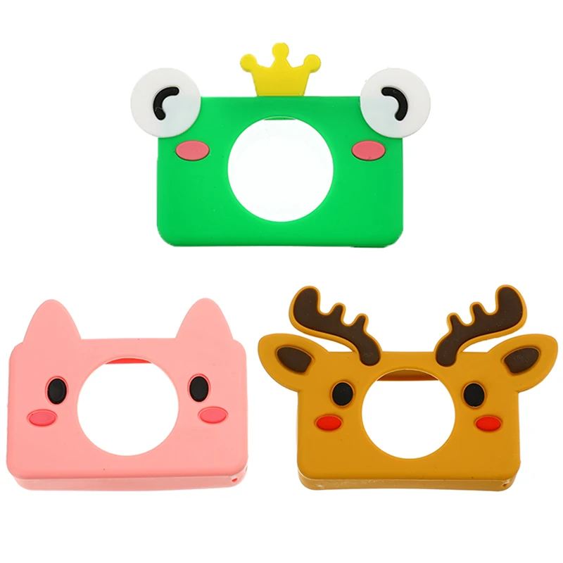 

Children Cute Camera Protective Case Kids Toys Cartoon Camera Compact Cameras Cover Video Gifts Protective Shockproof Shell