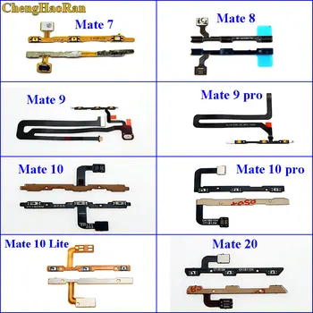 

ChengHaoRan For Huawei Mate 7 8 9 10 pro 10lite Mate20 Power On Off Up Down Switch Side Button Key Ribbon Flex Cable connector