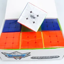 6 шт. Циклон Мальчики 57 мм 3x3x3 Скорость волшебный куб головоломка Cubo Magico профессиональные Развивающие игрушки для детей и взрослых