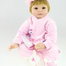 Высококачественное моделирование Babydoll импортировала мохеровая кукла силикона виниловые игрушки Мягкое хлопковое туловище детский подарок на день рождения