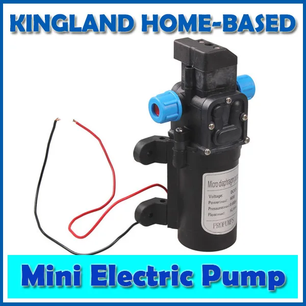 Mini Electric Water Pump DC 12V 60W High Pressure Micro Diaphragm Water