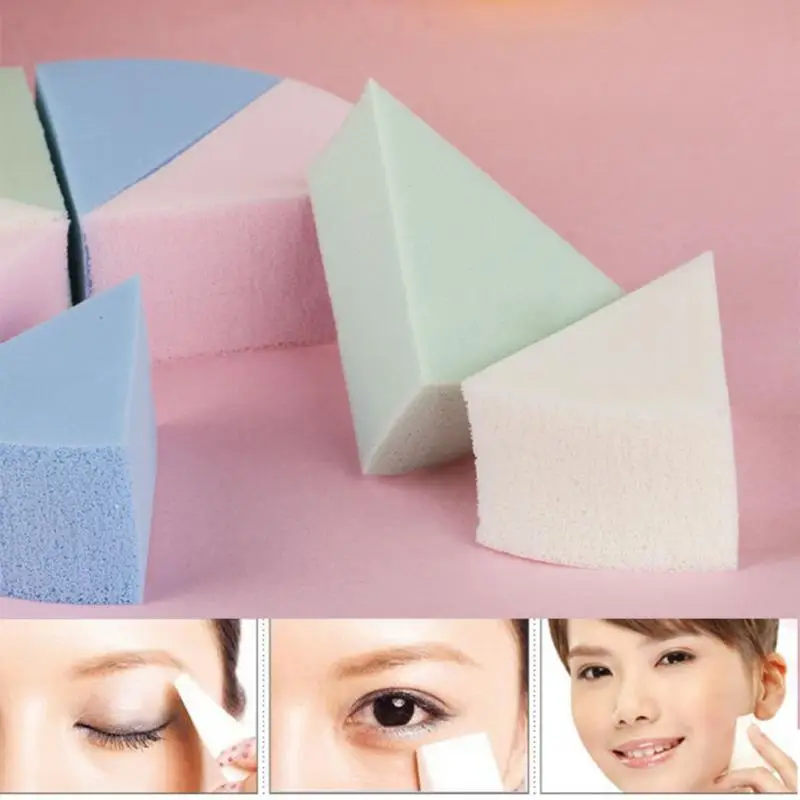

8Pcs/set Makeup Foundation Sponge Cosmetic Powder Puff Blender Make up Tools Triangle Shape