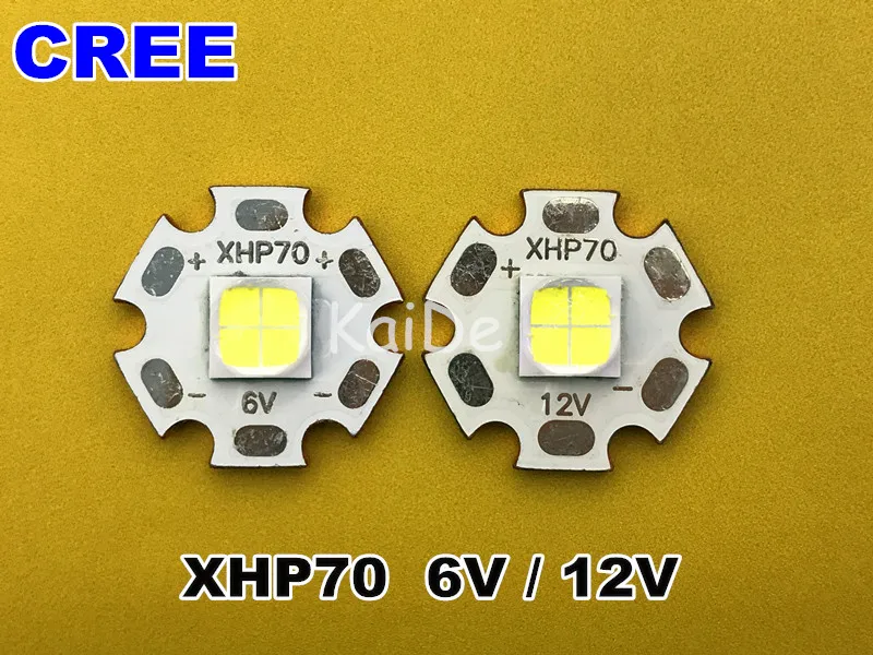 СВЕТОДИОД cree xhp70 30 Вт 4022LM 6V12V диодный МОЩНЫЙ СВЕТИЛЬНИК вспышка светильник для
