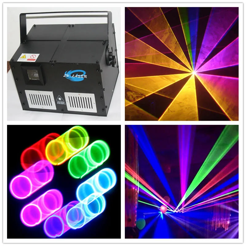 

Free Shipping 7 Color Beam Laser Light DMX512 DJ Disco Family Party Club Wedding Stage Effect Lighting Projector