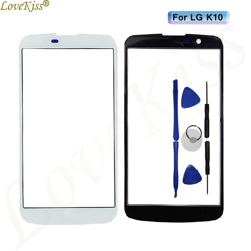 

Front Panel Glass For LG K10 LTE K420N K430 K430DS F670 Touch Screen Digitizer LCD Display Outer Glass Lens Cover Repair Tools