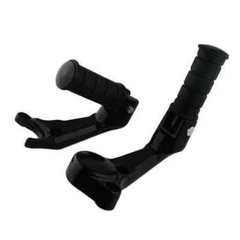 

Motorcycles Black Passenger Rear Footpegs Footrest Bracket Mount For 2017 Victory Octane models