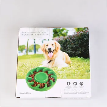 

pet bowls silicone slow food Bowl dog bowls feed food and water double use E31