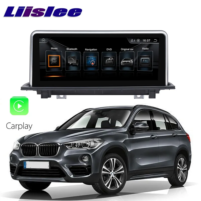 Best LiisLee 10 inch Car Multimedia GPS Audio Hi-Fi Radio Stereo For BMW X1 F48 2016~2018 Original NBT Style Navigation NAVI 0