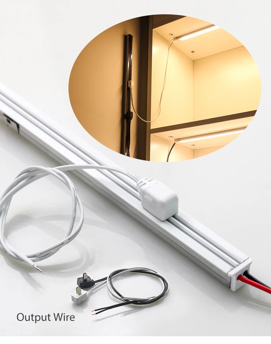 220V Dc Power Connector Track For High-end Display Cabinet Lights Rail Track Shelf Lighting Supermarket Shelf System Fitting (3)