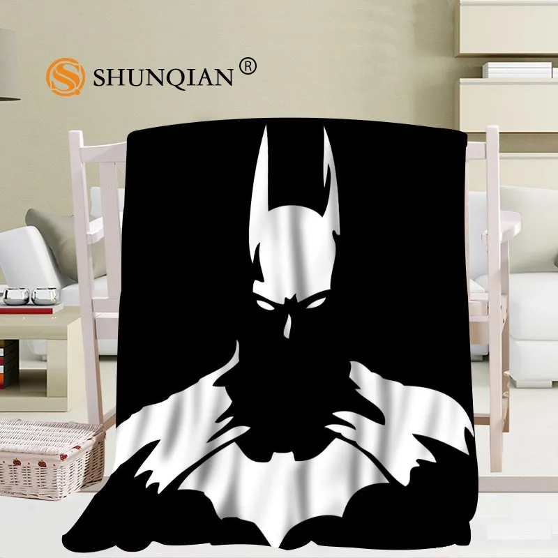 Custom Batman Blanket Soft DIY Your Picture Decoration Bedroom Size 58x80Inch,50X60Inch