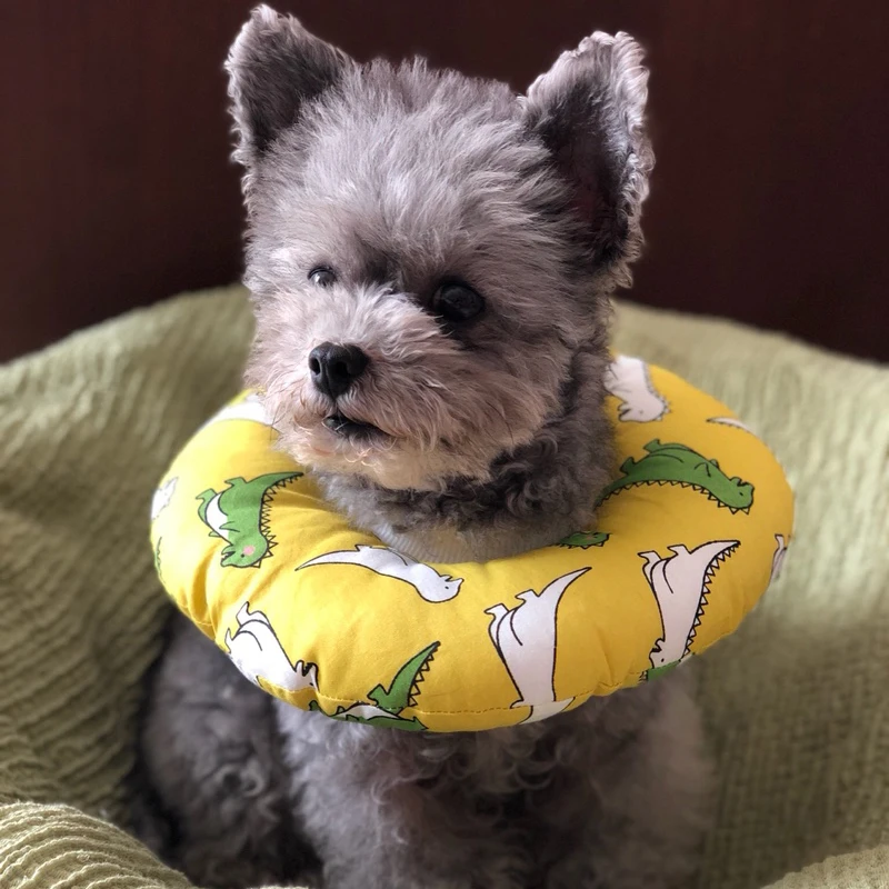 

12 Style Soft Puppy Cat Anti-biting Circle Cozy Pet Dog Neck Collar for Small Dogs Yorkie Chihuahua Dog Accessories Pet Supplies