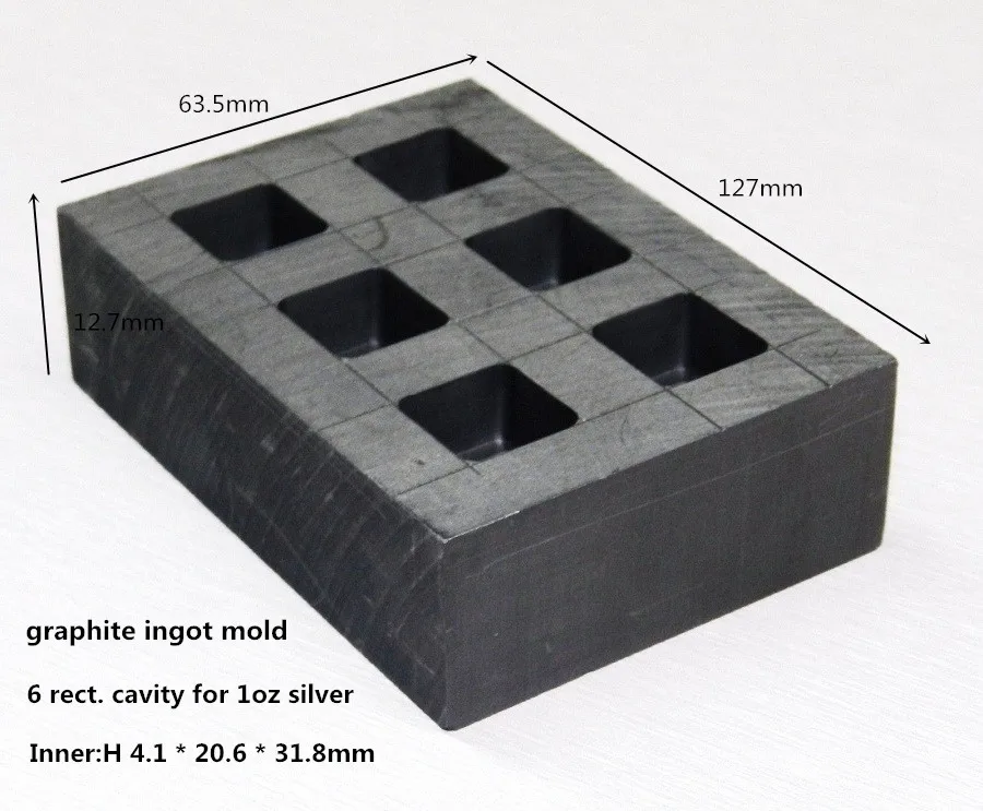 

graphite ingot mold for 1oz Silver casting /iron casting forging /Portable gold melting crucible ,FREE SHIPPING