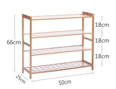 Полка для обуви, простая бамбуковая стойка для хранения обуви, многослойная простая домашняя сборная полка для обуви - Цвет: 13