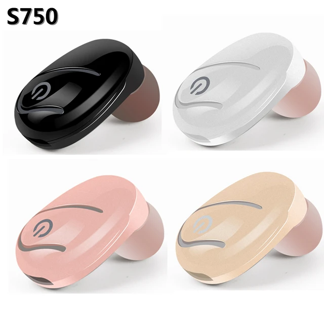 S750 S650 Wireless Bluetooth Earphone Mini Mono Earbuds Single Hidden Business Earpiece Invisible Ear Phones for IPhone Xiaomi