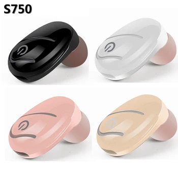 

S750 S650 Wireless Bluetooth Earphone Mini Mono Earbuds Single inear Business Earpiece Invisible Ear Phones for IPhone Xiaomi