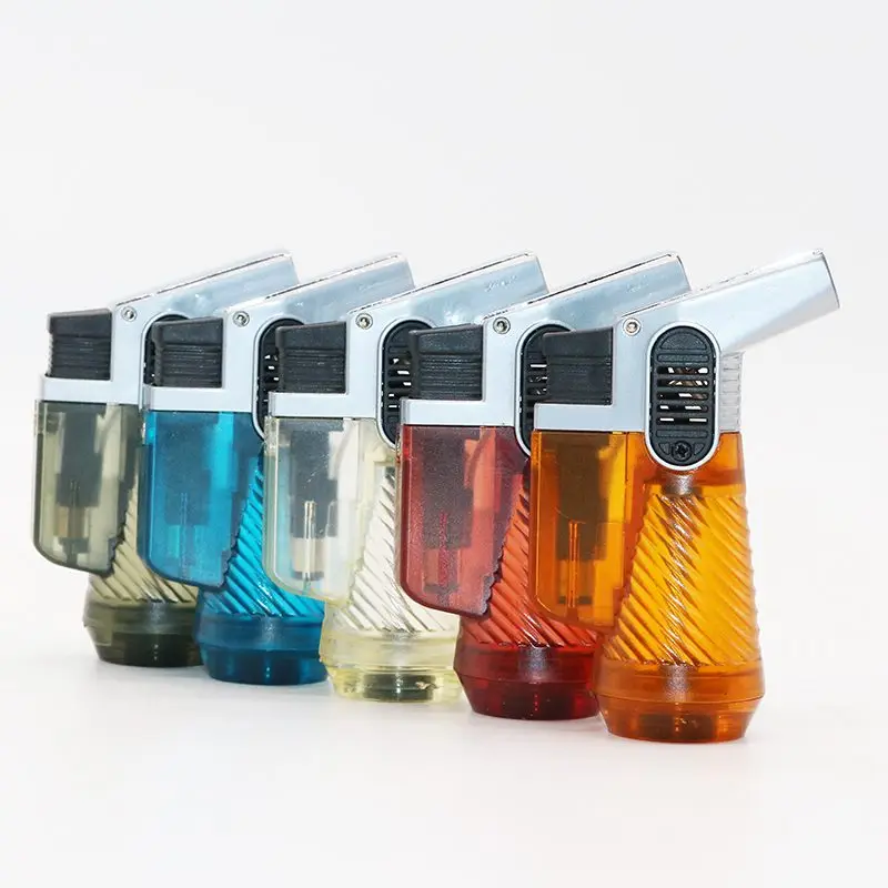 

Portable Kitchen Outdoor Barbecue Butane Inflatable Lighter Windproof Gas Lighter Cigar Cigarette Lighter Small Spray Gun