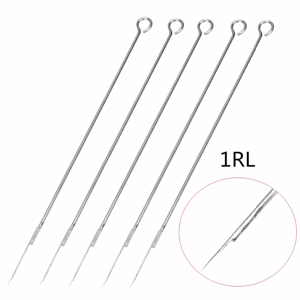 Disposable Tattoo Needles with RoHS 304 Medical Stainless Steel Silver ...