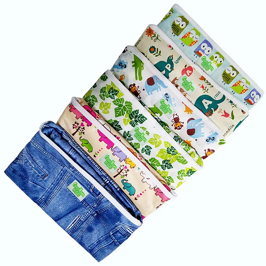 DHL 200pcs Baby Portable Foldable Washable Compact Travel Nappy Diaper Changing Mat Waterproof Floor Change Play | Мать и ребенок