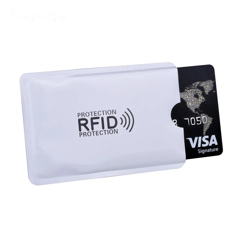 Анти-сканирующий чехол для Карт RFID кошелек блокирующий ридер замок банк алюминиевый держатель для карт Id карта чехол Защита металлическая коробка для кредитных карт