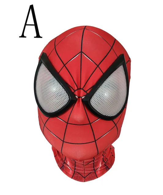 

3D Spiderman Masks Avengers Infinity War Iron Spider Man Cosplay Costumes Lycra Mask Superhero Lenses Hot Sale