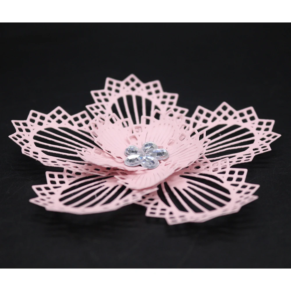 7.1x5CM Flower Cutting Die Craft Dies Scrapbooking New Cut Decor Embossing Stencils Card Making | Дом и сад