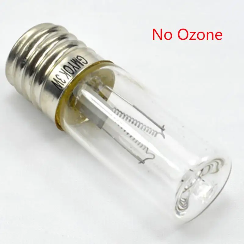 E17 лампа для дезинфекции УФ-светильник озоновая кварцевая трубка ультрафиолетовая для домашнего использования UVC бактерицидная лампа стерилизация клещей - Мощность в ваттах: No Ozone