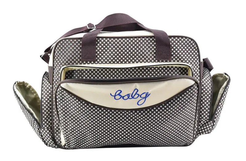 MOTOHOOD Baby Diaper Bag Organizer Baby Care Carriage Bag For Stroller Fashion Dot Multifunction Baby Bags For Mom 451530cm (1)