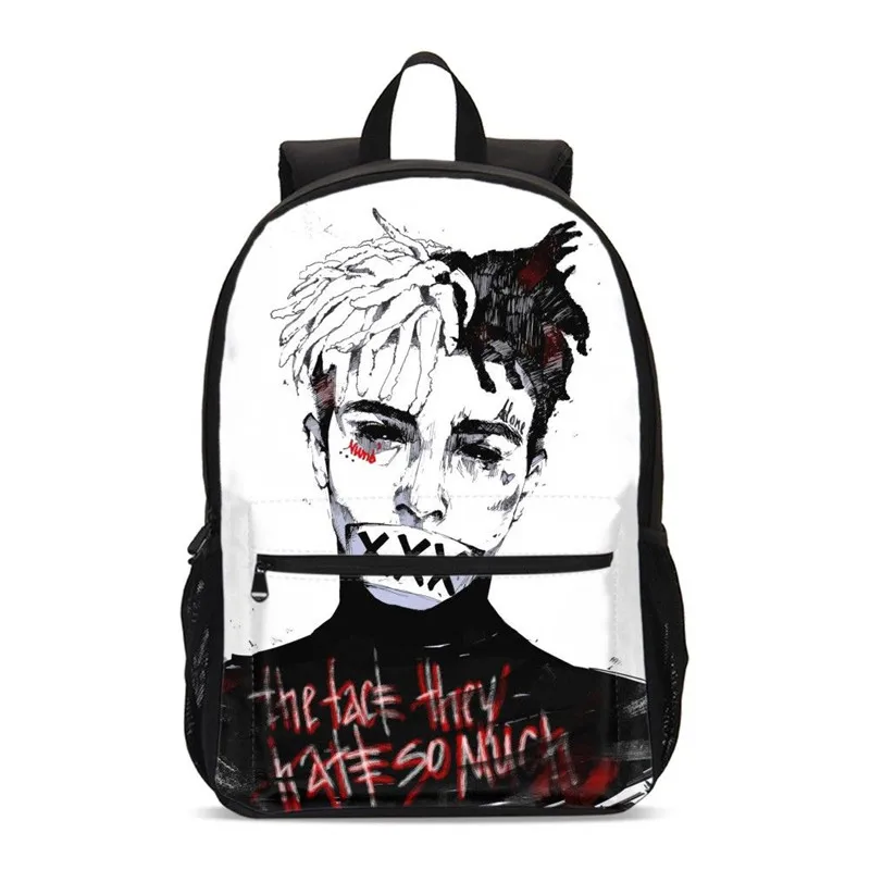 Рюкзак XXXTentacion для учеников начальной школы школьный ранец ноутбука подростков