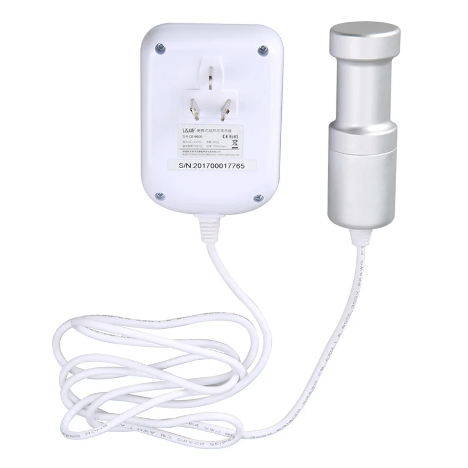 Portable Sonic Soak Ultrasonic Cleaner Mini Ultrasonic Cleaner With Transducer For Fruits Vegetables And Jewelry Watches Glasses