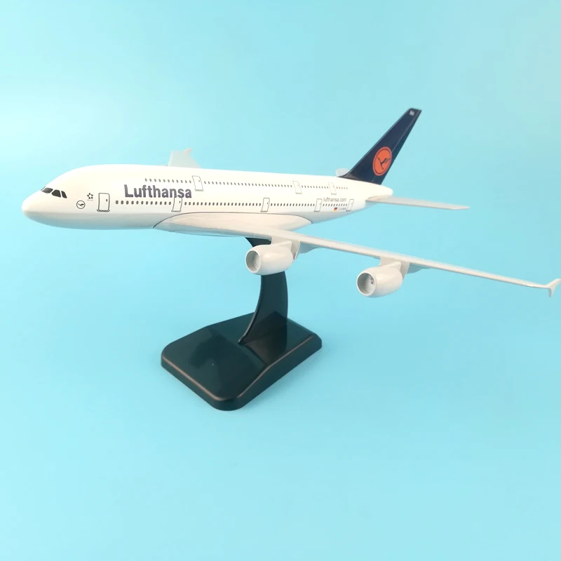 JASON TUTU модель самолета Модель Lufthansa Airbus A380 1:200 литье под давлением металла 20 см